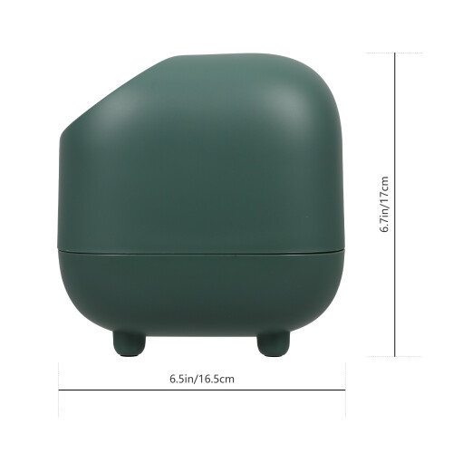 1 Stuks Dubbeldekker Desktop Prullenbak Voor Thuis 2