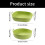 Multipurpose Silicone Air Fryers Insert With Ridges-Green 2 4