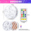 τεμάχια φωτιστικό πισίνας RGB LED λάμπα υποβρύχια χρωματιστά διακοσμητικά φώτα 2