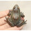 Brass Frog Animal Statue Small Tabletop Figurine 5