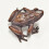 Brass Frog Animal Statue Small Tabletop Figurine 8