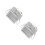2Pcs Silver Women's Crossbody Backpack PU Small Over Shoulder Bag 5