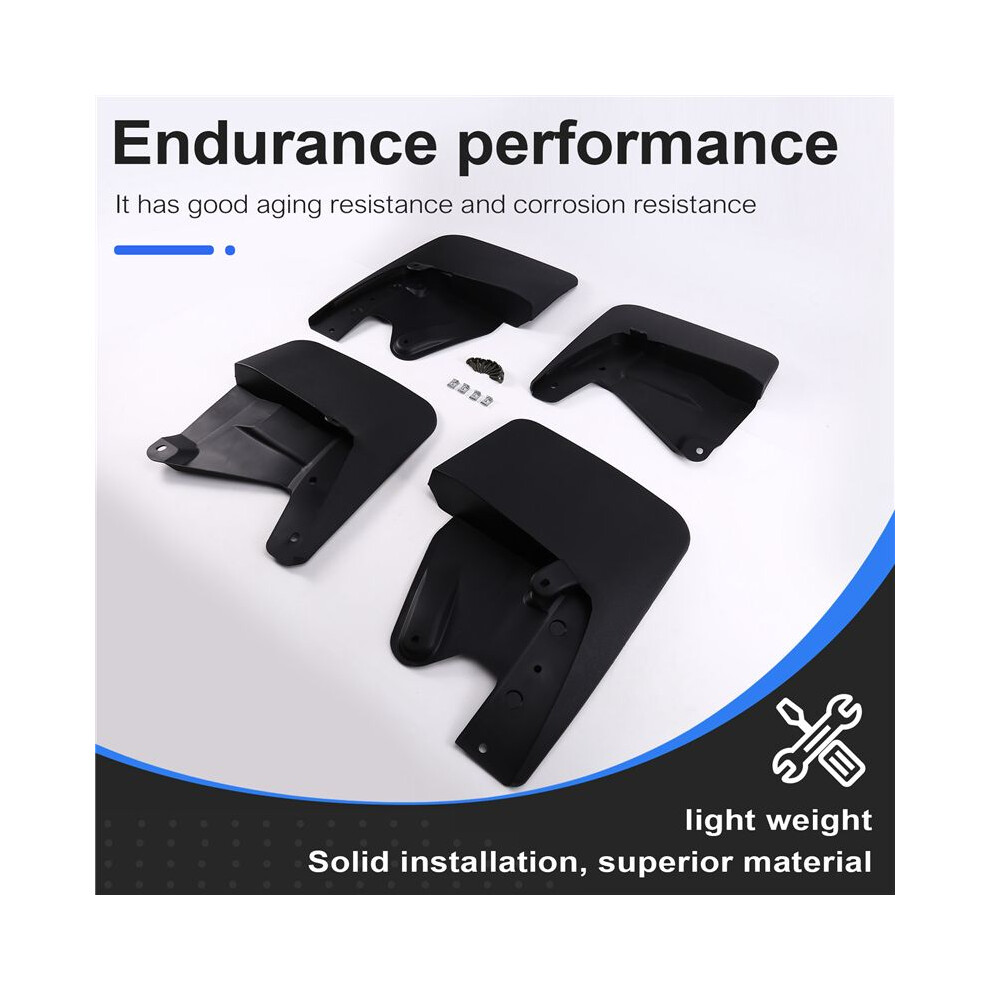 4Pcs Car Mudguards Mud- For Sequoia 2023-2025 Mud Flap Guards Car Accessories Light 6033891421986