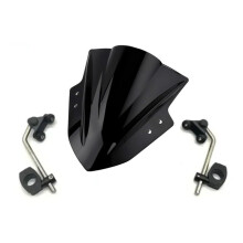 Motorcycle Windshield Windscreen with Adjustable Bracket Wind Screen for 300NK 300 NK