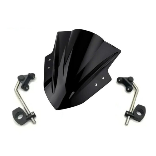 Motorcycle Windshield Windscreen with Adjustable Bracket Wind Screen for  300NK 300 NK