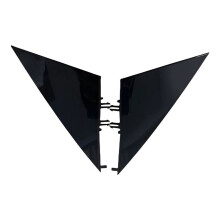 1 Pair Reversing Mirror Triangle Plate Mirror Triangle Trim 1130655-00-D 1130656-00-D for Model 3 2017-2024