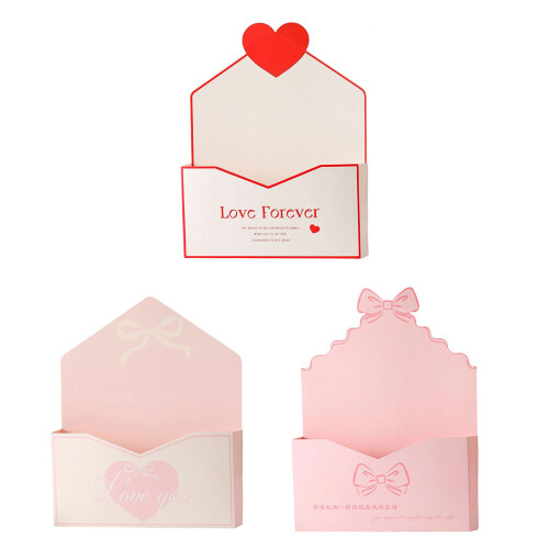 10Pcs Creative Envelope Shape Gift Boxes Perfect For Flower-Red 1