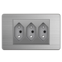 Brazilian Standard Socket Light Socket Wall Power Socket 10A Fast Charge 3 BR Socket
