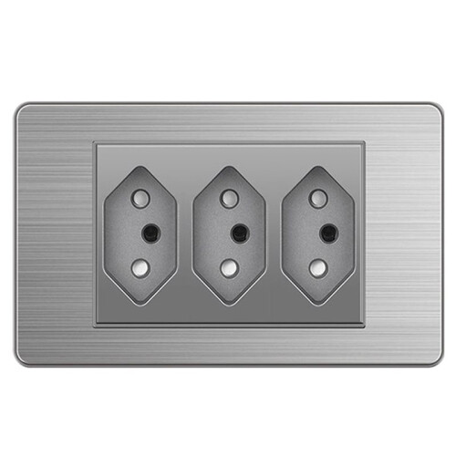 Brazilian Standard Socket Light  Socket Wall Power Socket 10A Fast Charge 3 BR Socket