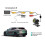 Universal Car Dynamic Trajectory Parking  Car Rear View Reverse 1080P Night Vision Backup Track Camera 5
