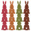 36Pièces Clips De Table Pâques En Feutrine Motif Lapin Multicolore 2