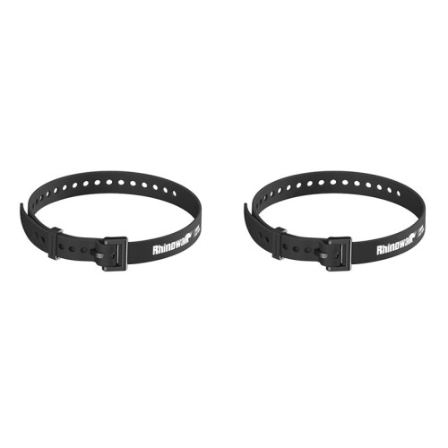 2X Rhinowalk TPU Plastic Elastic Scale Strap with Clip Safety Rubber Cargo Strap Compact Tie High Strength Strap Black