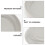 Square Flowerpot Tray Grey Plastic 2set 5