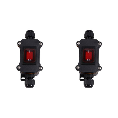 2X IP65 Rainproof and Waterproof Ship Type  220V Power Supply Intermediate  Electrical High Connector