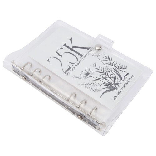 Envelope Challenge Binder Savings Binder for Save 2.5K with Cash Envelopes for Budget Planning 1