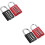 4Pièces Cadenas À Code 10 Chiffres Extérieur Coloré Résistant Pluie 8