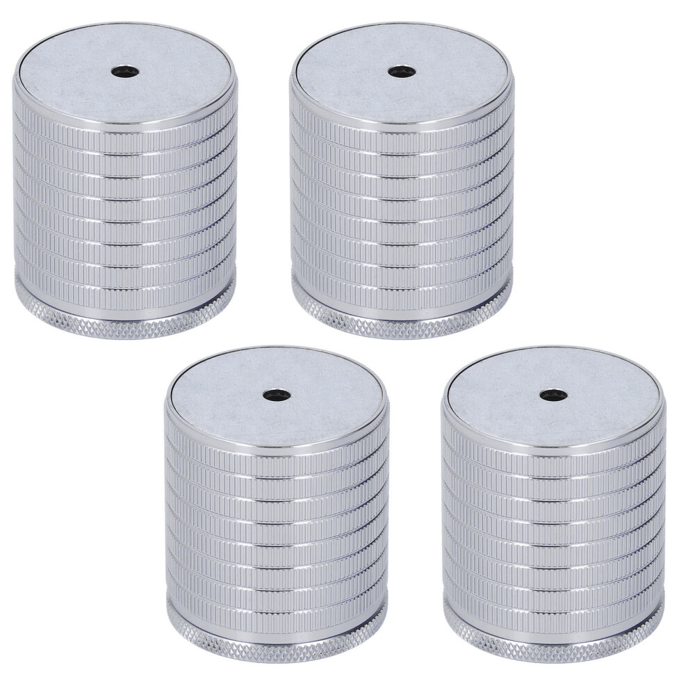 4 Pcs Adjustable Aluminum Furniture Risers 50-500Kg 43-75Mm Gray 5061390747895