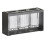 Multifunctional Chopsticks and Spoon Storage Rack Automatic Drain Cutlery Rack Kitchen Storage Tool Gray 1