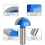 1/2 Shank Round Nose  Core Box Router Bit Double  Woodworking Tools Half Round Relief Drill Bits 6