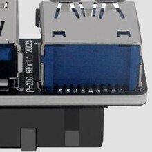 20Pin to Dual USB3.0 Adapter Connverter Desktop Motherboard 19 Pin/20P Header to 2  USB a Female Connector,PH22C