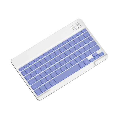 Teclado Retroiluminado de 10 Polegadas  Protable  Mute Keyboard para Telefones Celulares, Tablets e Laptops Teclado Sem Fio F
