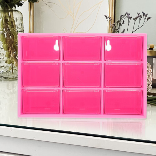 Scatola Organizer Rosa Multiuso Per E Casa 1