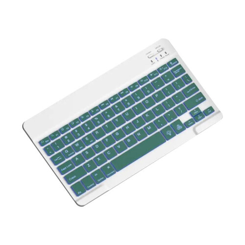 Teclado Retroiluminado de 10 Polegadas  Protable  Mute Keyboard para Telefones Celulares, Tablets e Laptops Teclado Sem Fio e