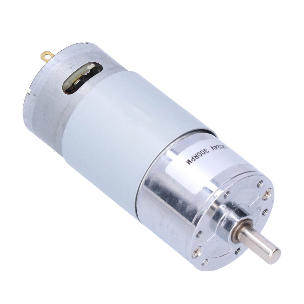 Dc24v 300Rpm Gear Motor With Reduction Box 37A555, 6Mm Shaft 7651390748596