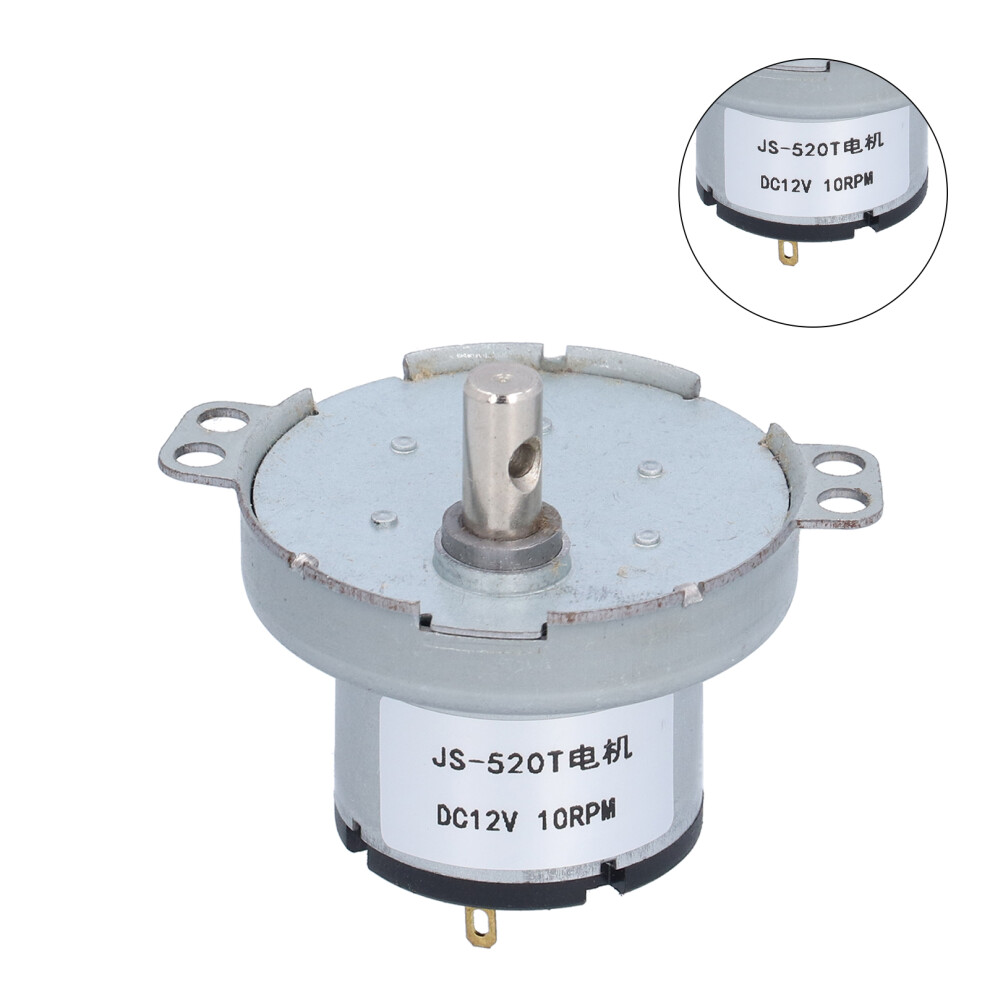 Industrial Gear Motor 10Rpm Dc12v Gearbox Jsâ520T For Equipment Control 7901390748585