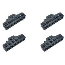 4X 6Ports Quick Connect Out Splitter Quick Splitter Out Splitter Lighting LED Strip Model Lghts Railway Layout