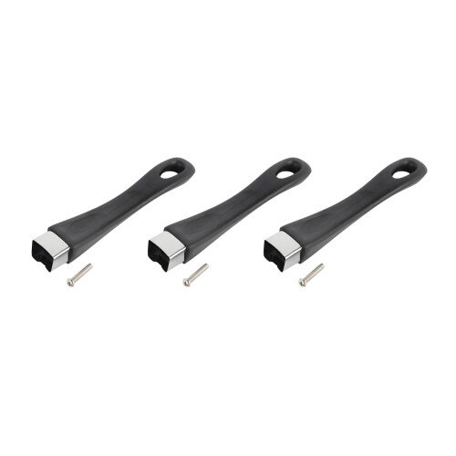 3X Black Replacement Bakelite Handle for Pan Pot Cookware