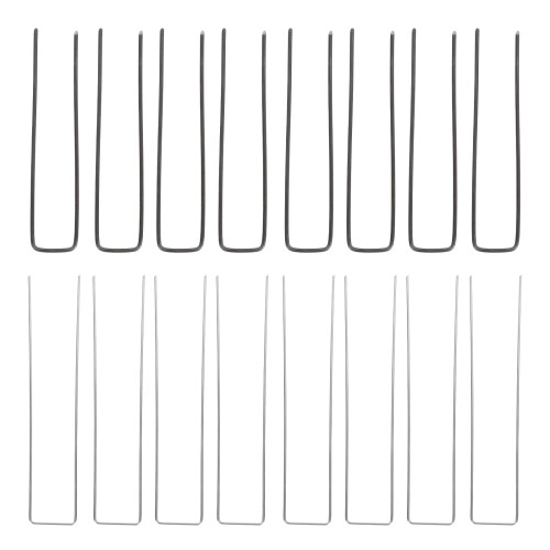 30Pcs Järn Trädgårdspål U-formade Spikar För Gräs- och Växtfixering 2