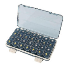7 Days Portable Pill Box Capacity Medicine Storage Waterproof One Week Pill Case 28 Grids Detachabl Hy