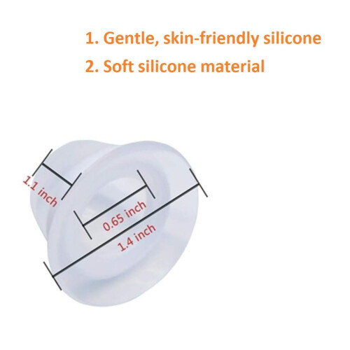 CareforYou 2Pair Nipple Corrector for Flat Inverted Nipples Silicone with Clear Case 1