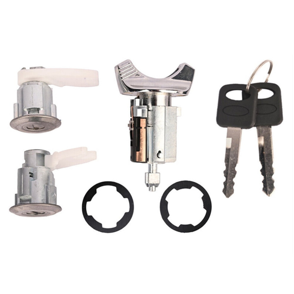 Ignition Door Lock Cylinder Set Accessories For Ford Bronco F150 F250 1992- 1995 9028731164342