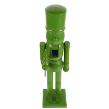 Nutcracker Ornament Green 38x9x8 cm