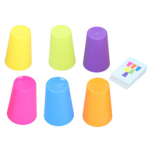 10 Stück Baby Stapelbecher Bunte Farben Bildungsspielzeug für Frühlerziehung