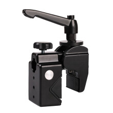 Clemă de birou Super pentru suport de braț de masă cu șurub de 1/4 inch, clip rezistent, suport foto video pentru studio, echipament de cameră