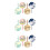 12Pcs Travel Luggage Tags PVC Material with Easy Write Labels 10