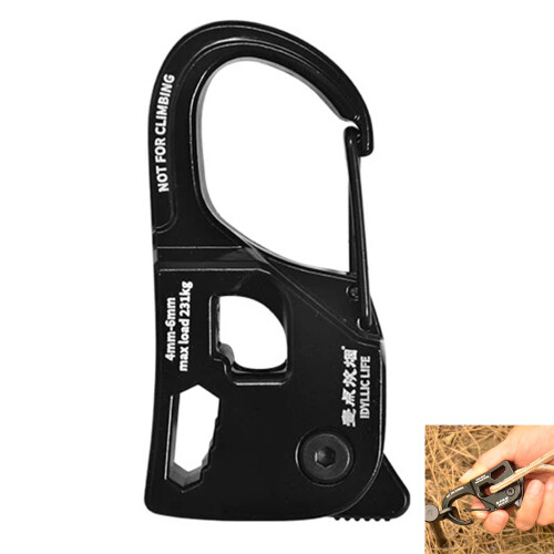 (Self-locking regulator) Windproof Tent Rope Adjuster for Camping
