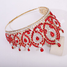 (6) Rhinestone Wedding Tiara for Cosplay & Balls