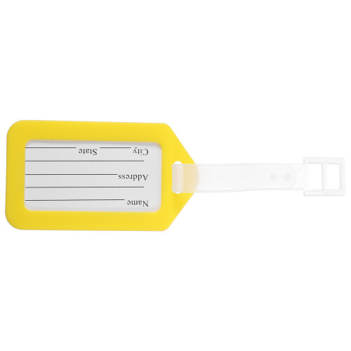 2Pièces Luggage Id Tag Orange Pour Bagages À Carte D'identité Incluse 1
