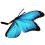 Simulationsschmetterling Mit Stab Acryl Gartendekoration Schild 5
