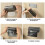 (Gray) Space-Saving Wall Mount Trash Bag Dispenser 1