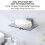 (Transparent black) Reusable Plastic Soap Box for Bathroom & Kitchen 1
