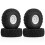 4X White RC Crawler Wheels 1/10 Scale Wheel Hub Replacement for Secure Mounting and Custom Builds 3