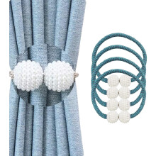Solution contemporaine pour tous types de rideaux, embrasses magnétiques à perles colorées, sans danger pour les enfants, cordon décoratif facile