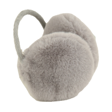 Fluffy Earmuffs for Cold Climates, One Size Fits Most Warm Headwear, Super Comfy Faux Fur Ear Warmer, Lightweight Foldable Design for Travel, Thick-Pa