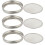 3Stk Edelstahldeckel Für Keimgefäße Silber Sprouting Lids Küchenfilter 3