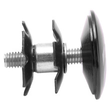 Cycling Headset Top Cap Aluminiumlegierung Sternmutter für MTB- und Rennräder Schwarz